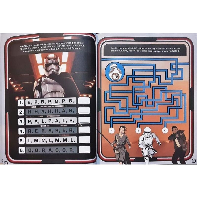 หนังสือกิจกรรม เด็ก สติ๊กเกอร์ STARWARS ACTIVITY BOOK (50 STICKERS) หนังสือใหม่
