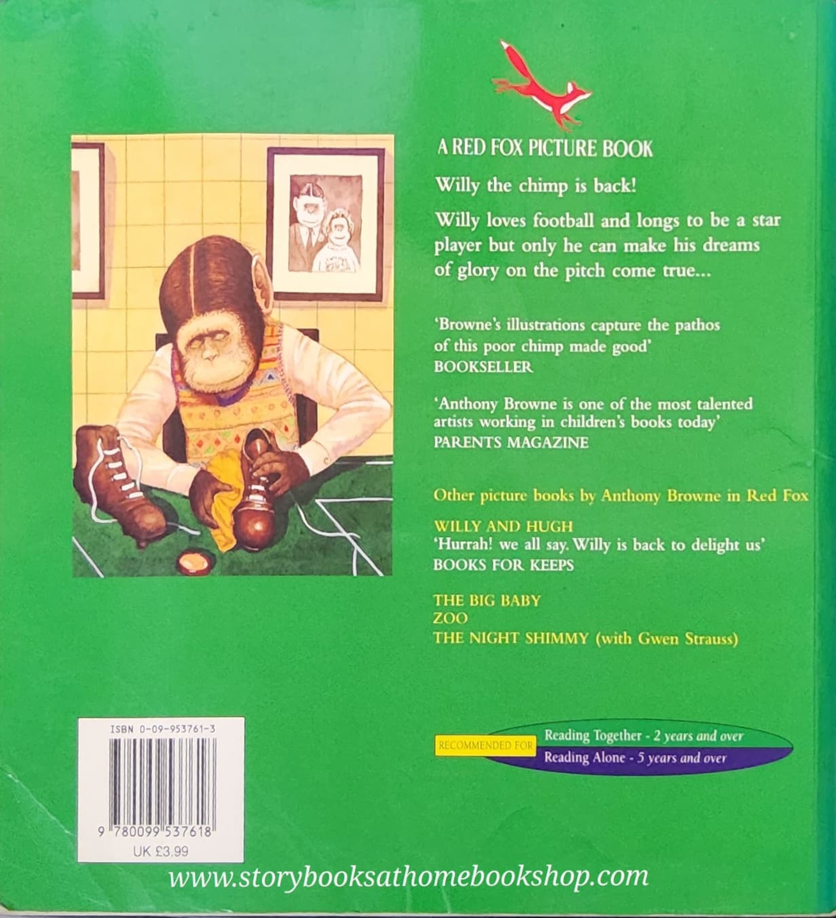 หนังสือนิทานปกอ่อน** 🍅WILLY THE WIZARD BY ANTHONY BROWNE