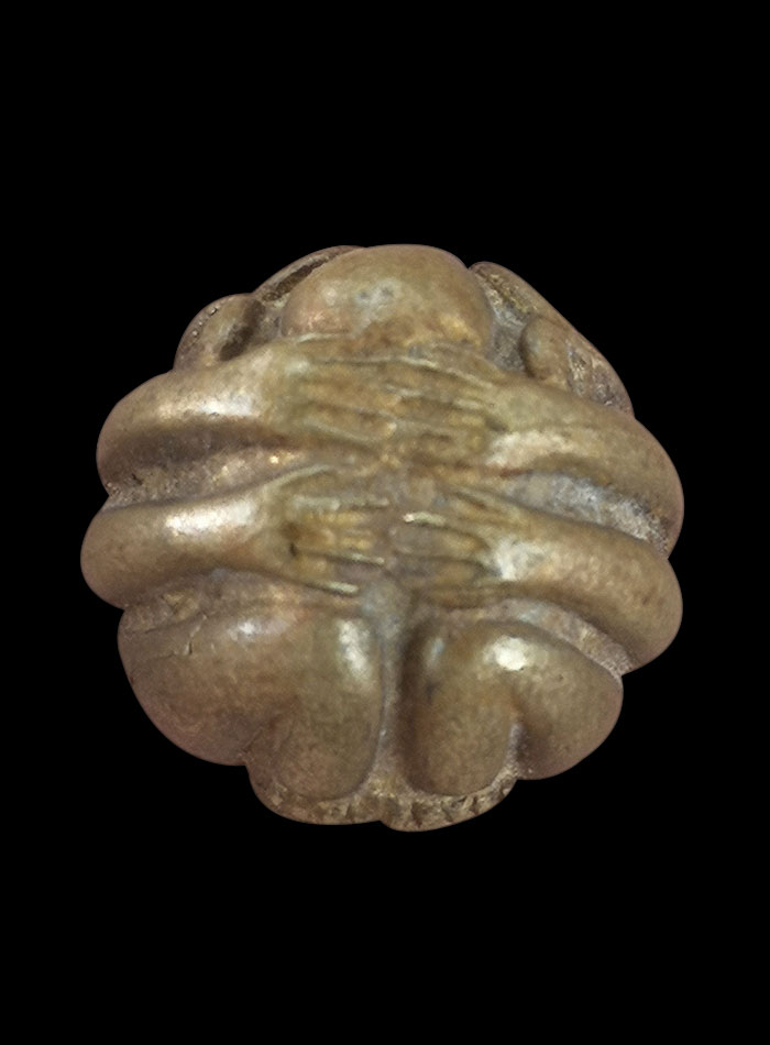 ลูกอมราหูมหาอุตม์ รุ่นแรก ครูบาผัด วัดศรีดอนมูล ปี 2535 เนื้อโลหะผสม