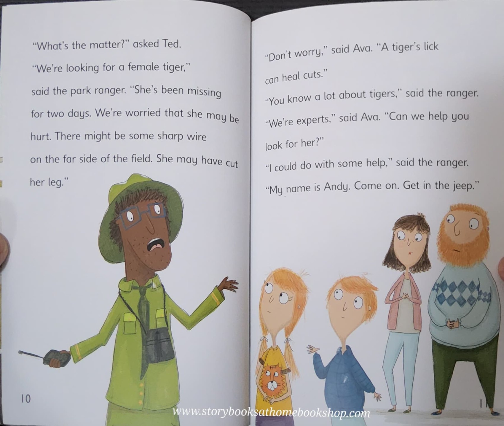 หนังสือนิทานปกอ่อน ** 🍅🍓READING CHAMPION:ONE OF OUR TIGERS IS MISSING BY SUE GRAVES AND PAULINE REEVES