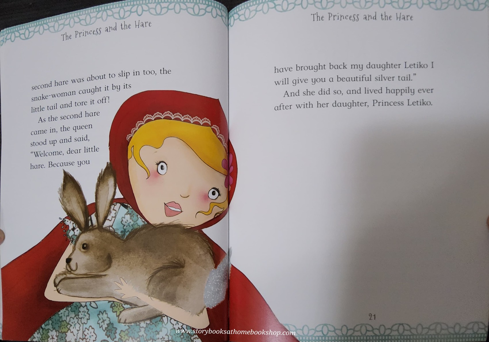 หนังสือนิทานปกอ่อน ** 🍅🍓 THE PRINCESS AND THE HARE and other pricess stories♥️