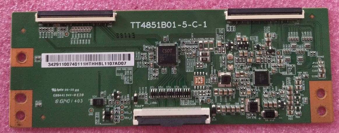 ทีคอนทีวี ทีซีแอล TCL ของแท้มือสองถอดจากเครื่อง ใช้กับรุ่น LED49S6500 พาร์ทบอร์ด TT4851B01-5-C-1
