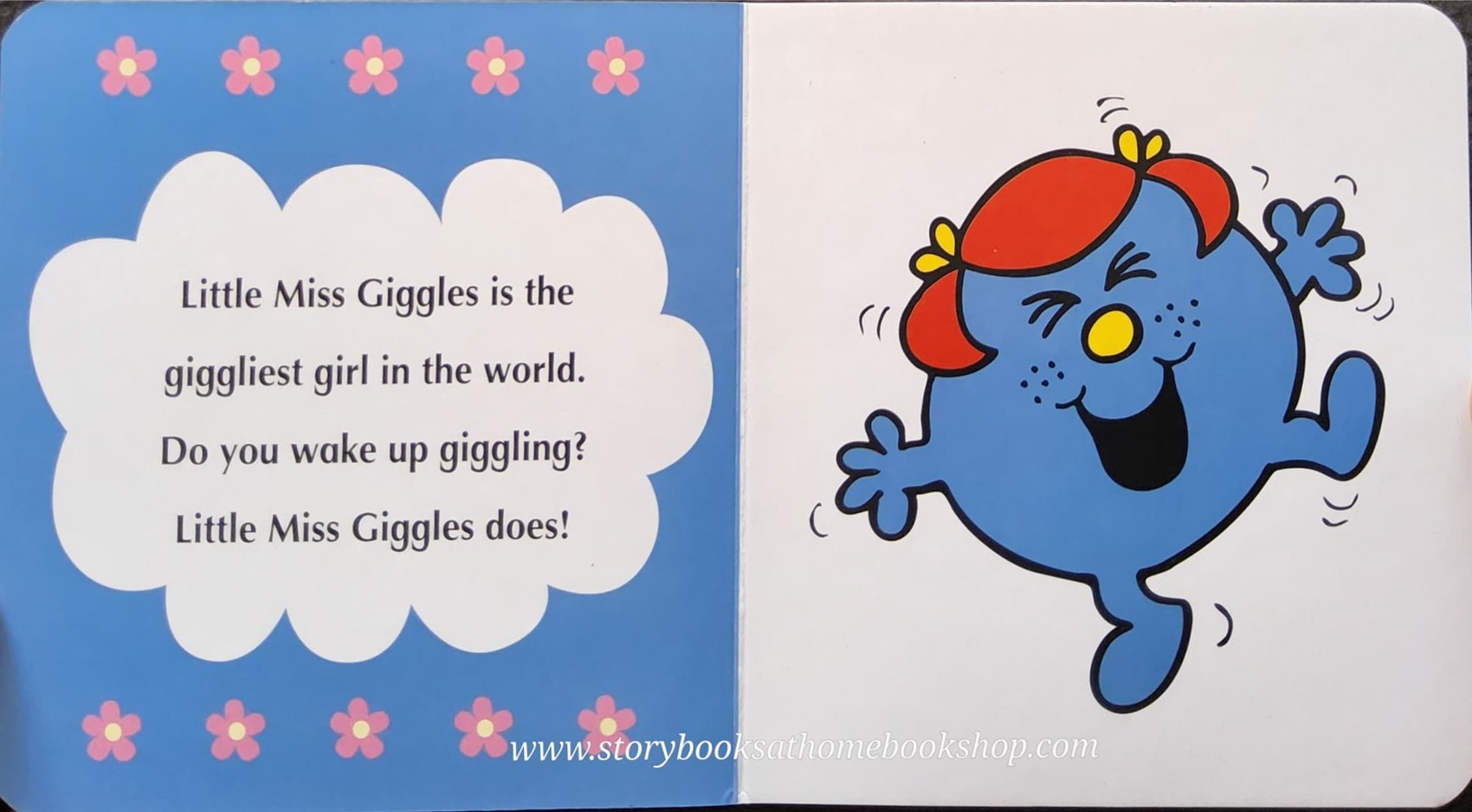 BOARD BOOK ** ðLITTLE MISS&MR.MENð ð
ð
LITTLE MISS GIGGLES by Roger Hargreaues ð
ð
