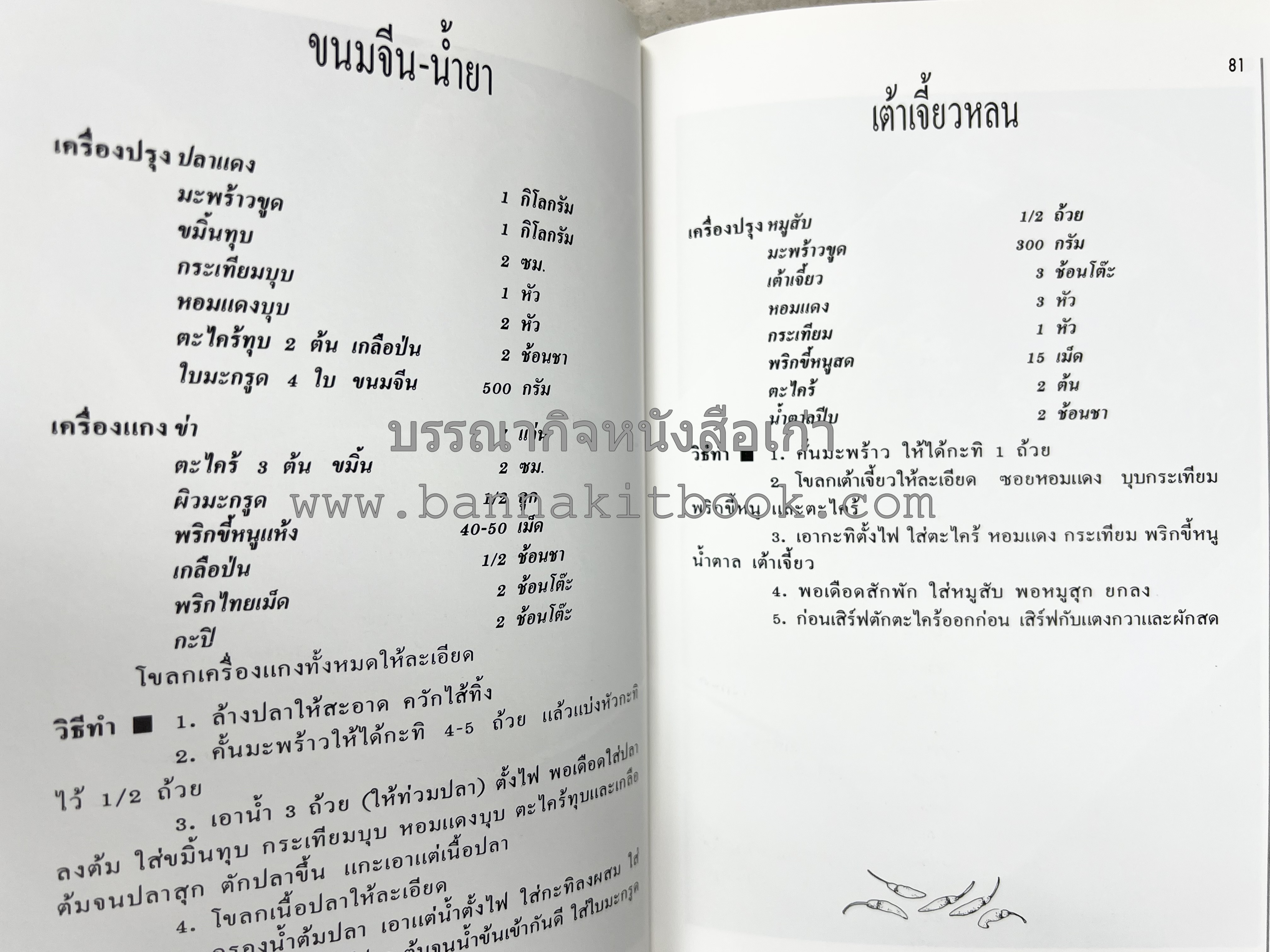 อาหารปักษ์ใต้ (เมนูแกง น้ำพริก ยำ ต้ม ทอด ผัด) โดย : อาจารย์ศรีสมร คงพันธุ์.