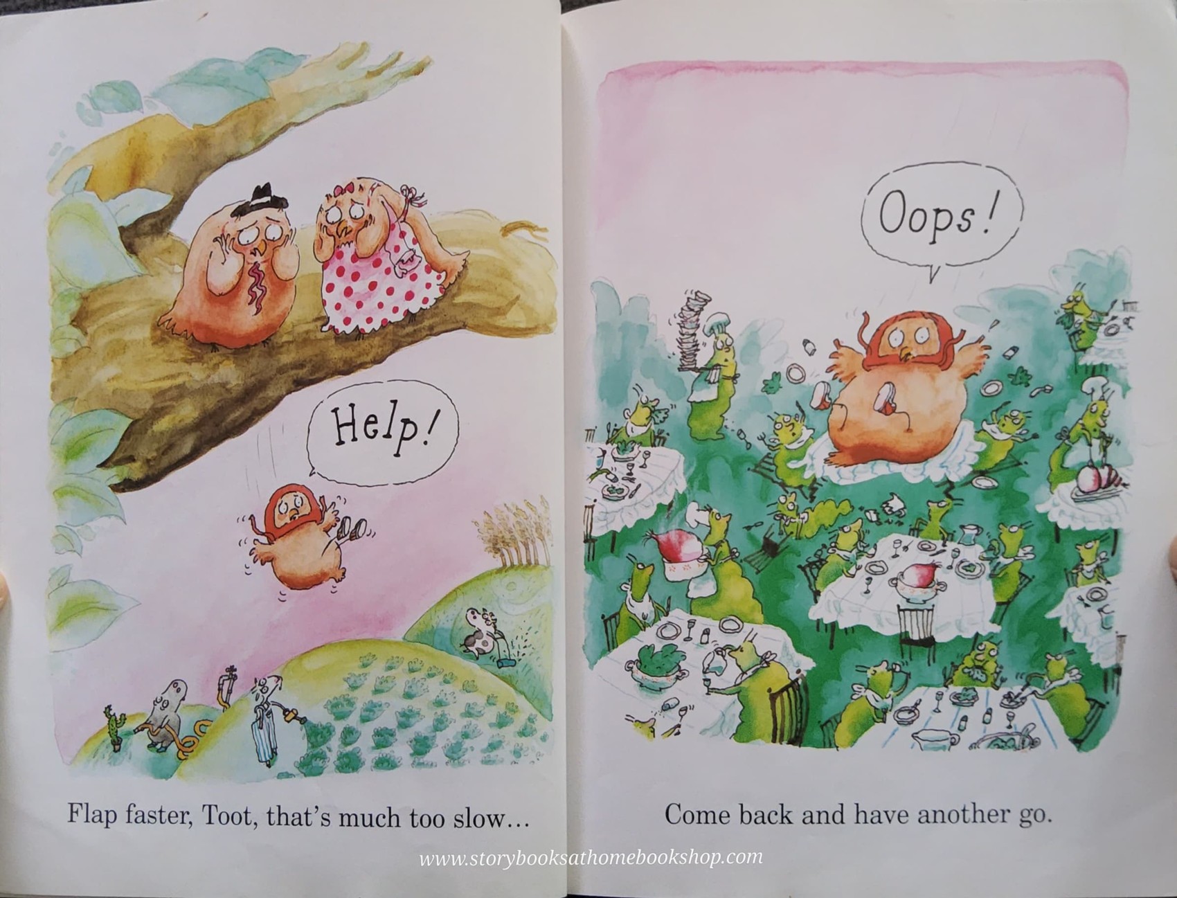 หนังสือนิทานปกอ่อน ** 🍅🍓TOOT! LEARNS TO FLY BY GERALDINE TAYLOR AND JILL HARKER