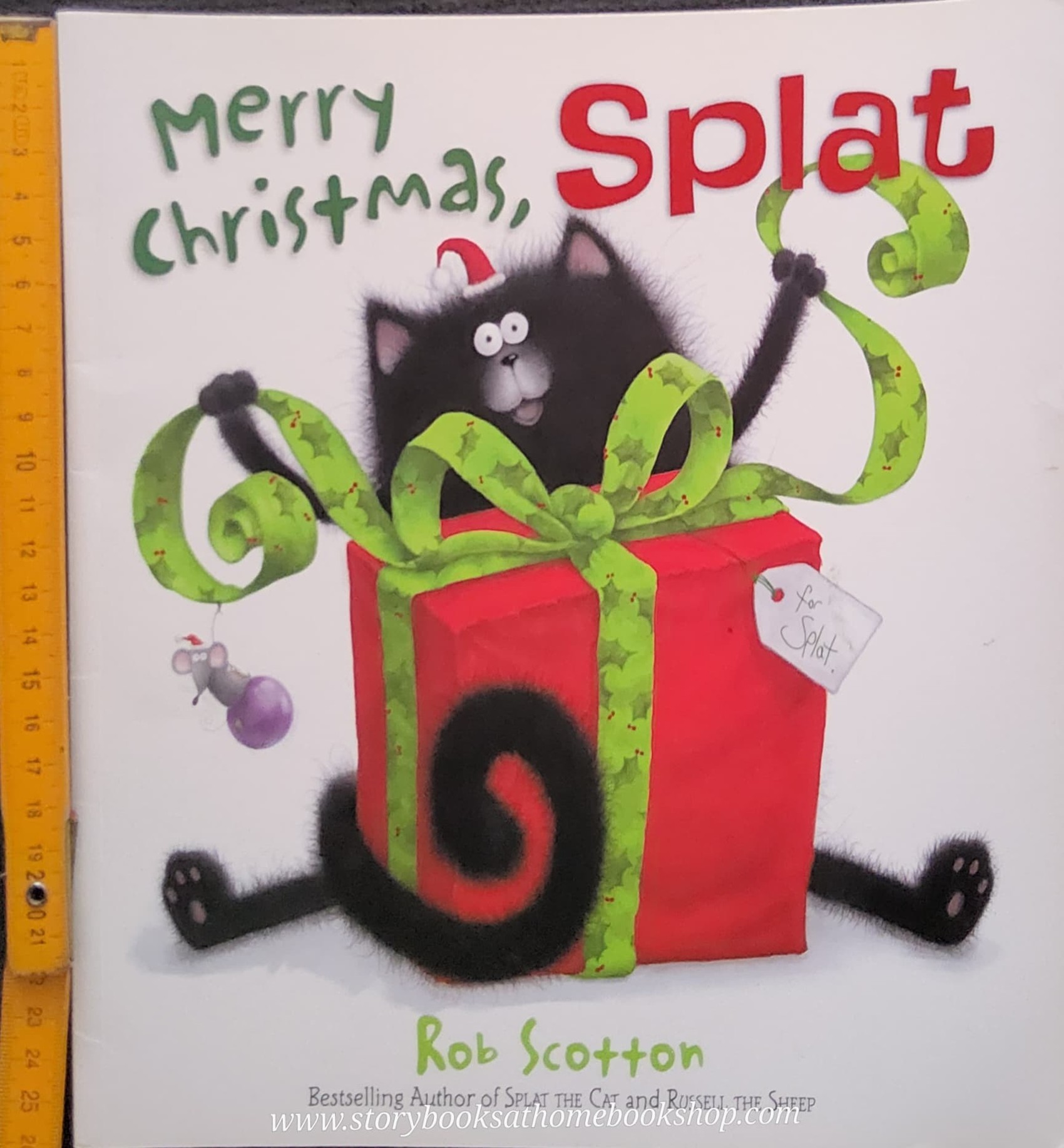 หนังสือนิทานปกอ่อน** 🍅🍓 MERRY CHRISTMAS,SPLAT BY ROB SCOTTON