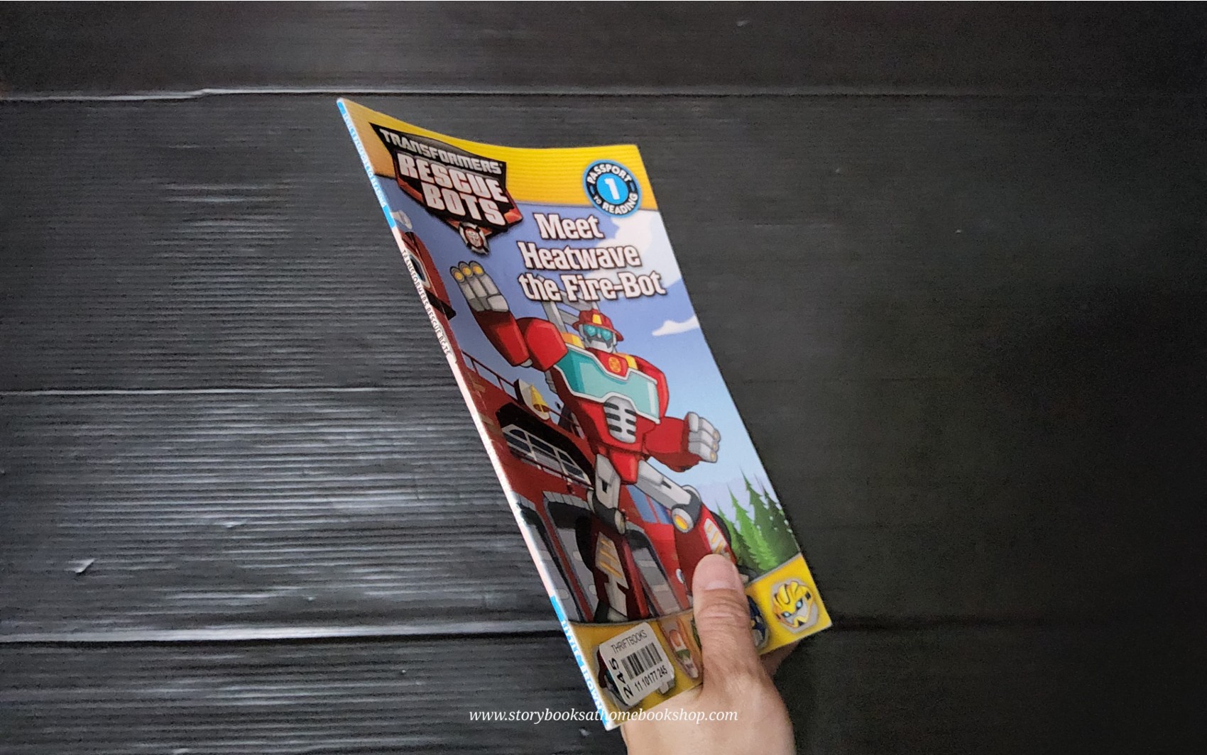 หนังสือนิทานปกอ่อน** 🍅🍓TRANSFORMERS RESCUE BOTS:MEET HEATWAVE THE FIRE-BOT L.1