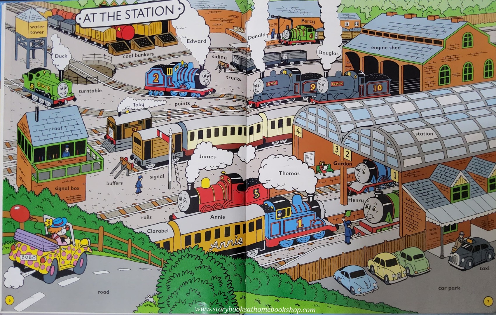 หนังสือนิทานปกแข็ง** 🍅🍓THOMAS&FRIENDS: THOMAS' WONDERFUL WORD BOOK