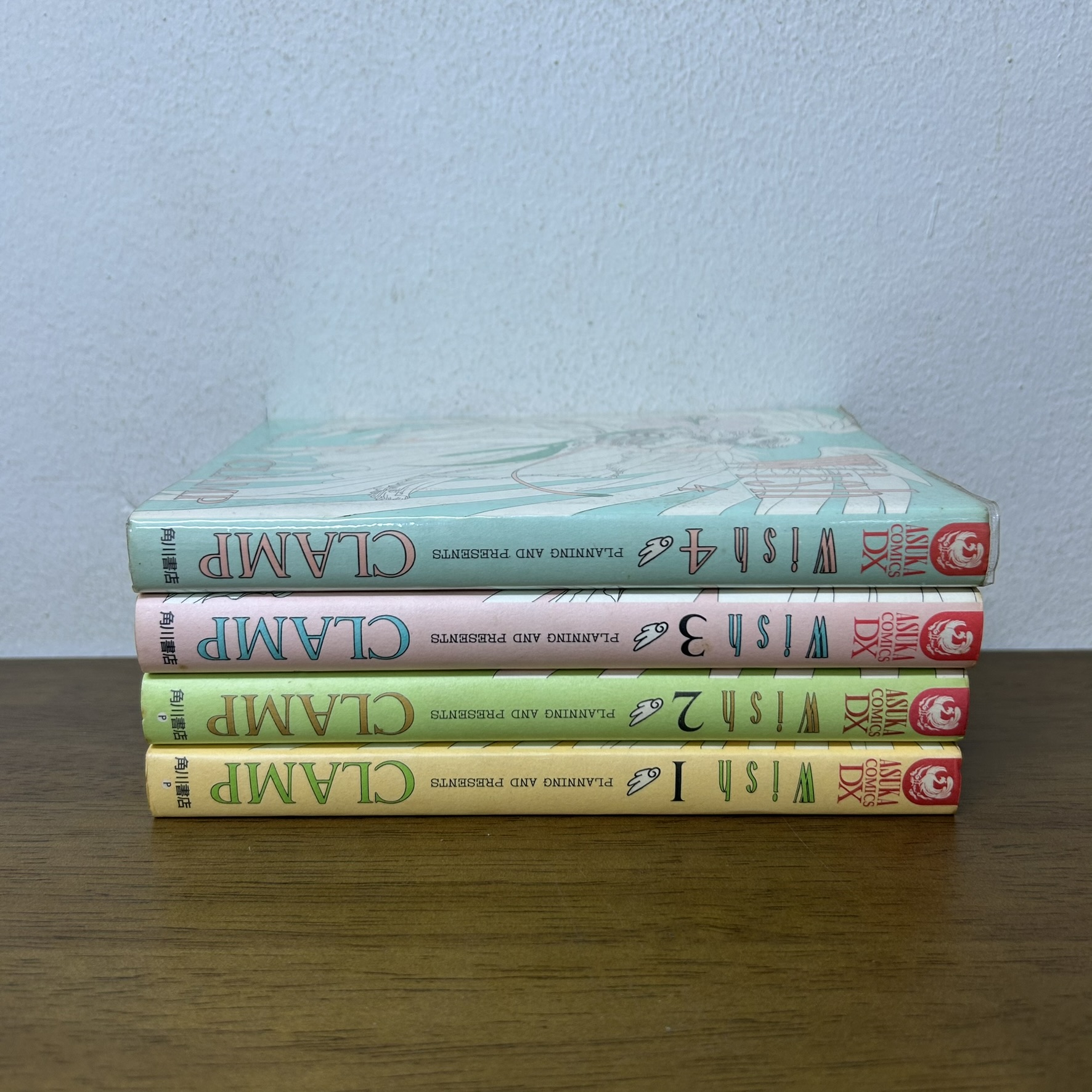 [MANGA] Wish เล่ม 1-4 จบ ฉบับภาษาญี่ปุ่น ... Clamp (มือสอง) มังงะ การ์ตูน