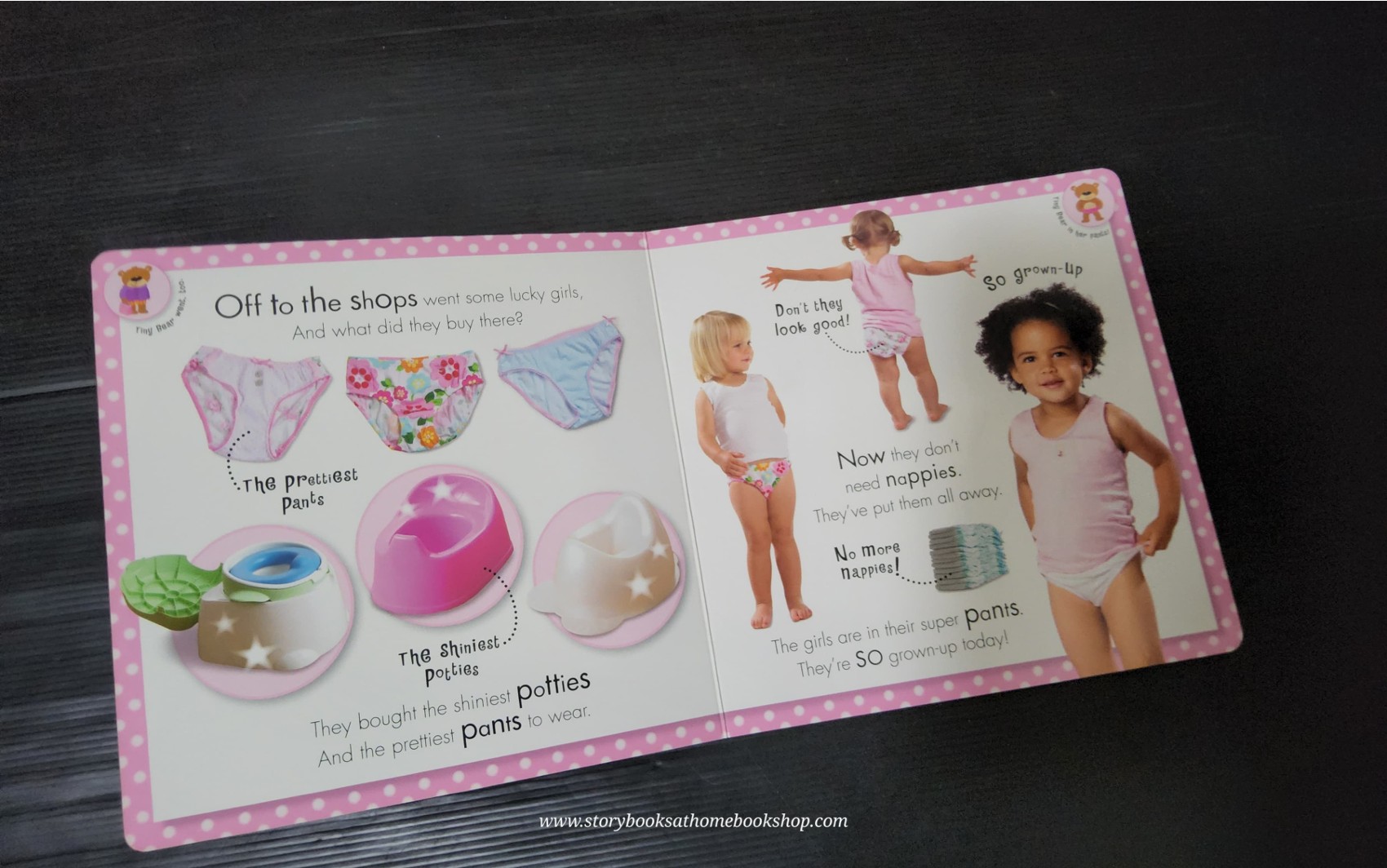 BOARD Book** 🍅🍅GIRLS' POTTY TIME