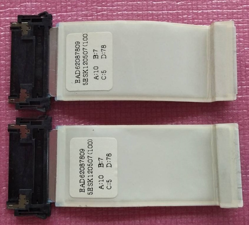 สายแพทีวี LG (แอลจี) อะไหล่แท้/ของถอด พาร์ท EAD62087809 รุ่น47LM8600 และใช้ได้กับหลายรุ่นที่พาร์ทตรงกัน
