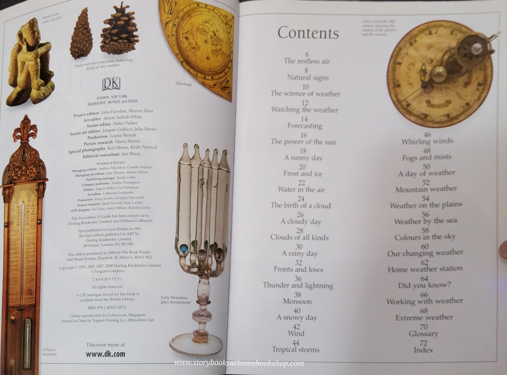 KNOWLEDGE BOOK** ♥️♥️DK EYEWITNESS WEATHER