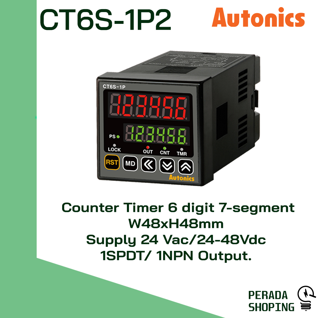Autonics counter timeer CT6S-1P2
