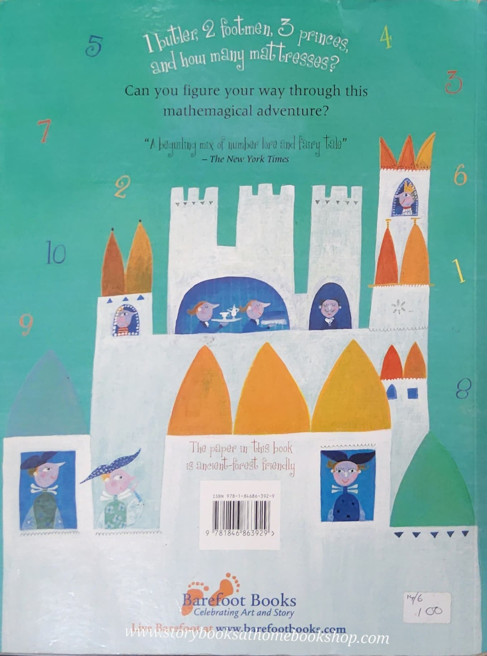 หนังสือนิทานปกอ่อน** 🍅🍓THE REAL PRINCESS A MATHEMAGICAL TALE (WITH CD)