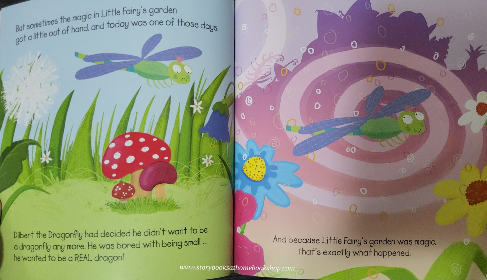 หนังสือนิทานปกอ่อน** 🍅🍓DILBERT DRAGON AND THE MAGIC GARDEN