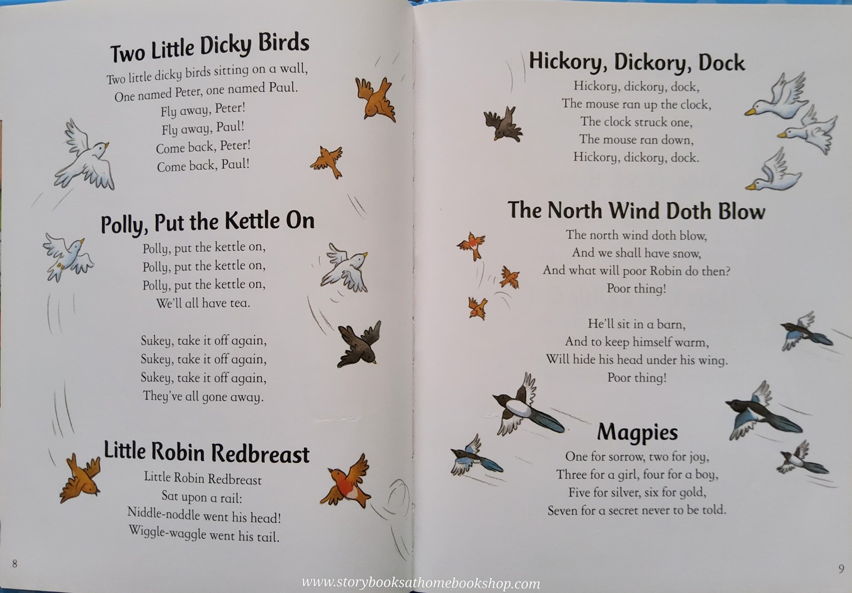 หนังสือนิทานปกแข็ง** 🍅🍓NURSERY RHYMES OVER 50 CLASSIC RHYMES