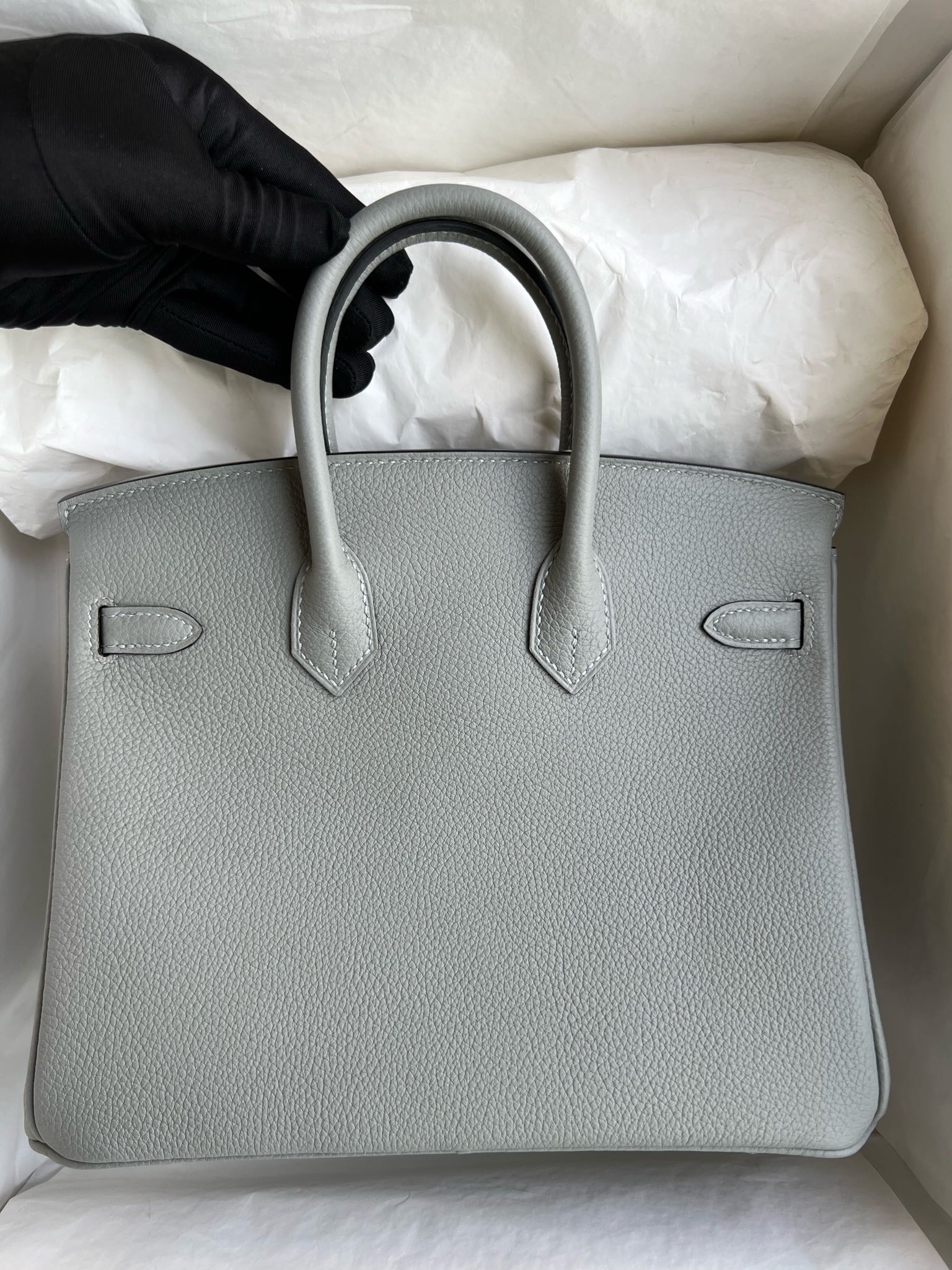 [Pre-order]Hermes Togo birkin 25cm 4Z Gris Mouette phw หนัง original TOGO งาน full handmade 100% คุณภาพ VIP เกรดดีที่สุด