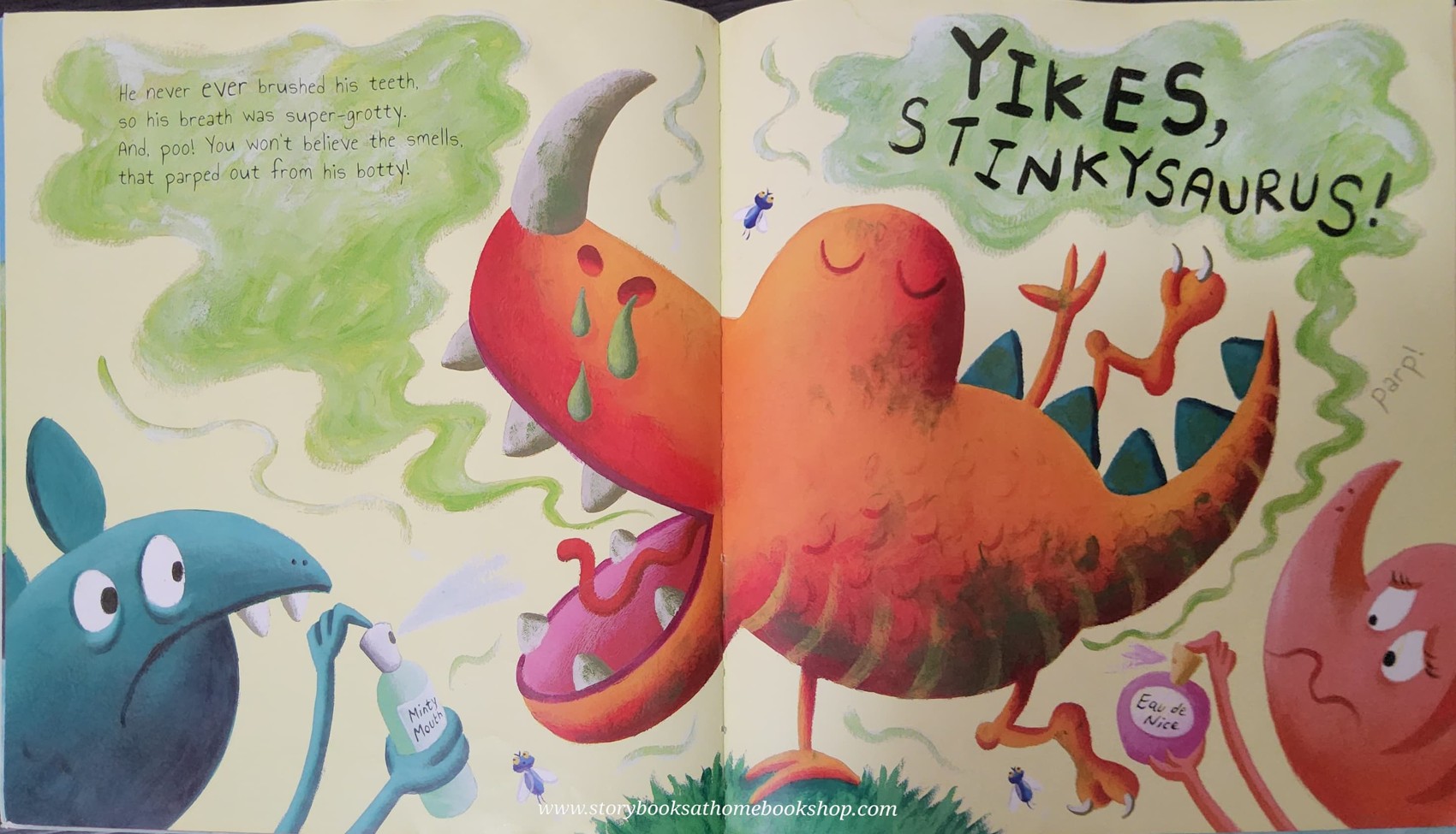 หนังสือนิทานปกอ่อน** 🍅🍅YIKES,STINKYSAURUS!