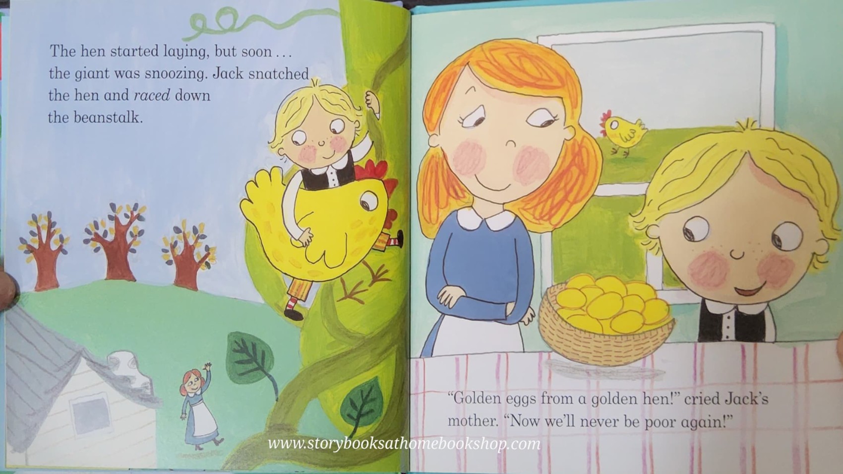 หนังสือนิทานปกแข็ง** 🍅🍓LADYBIRD FIRST FAVOURITE TALES: JACK AND THE BEANTALK