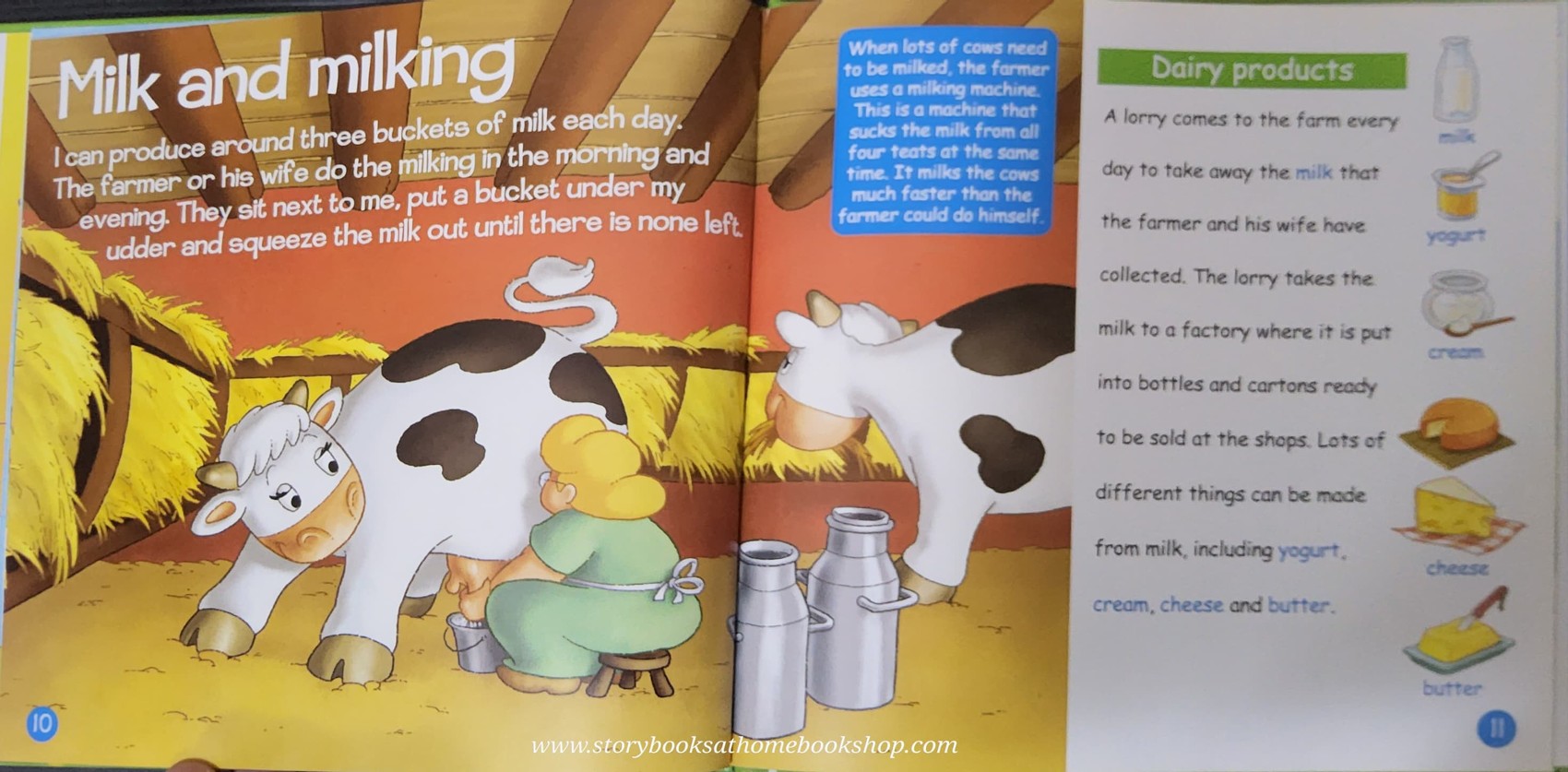 หนังสือนิทานปกแข็ง** 🍅🍓MY ANIMAL FARM: ANIMALS IN THE FIELD:COWS