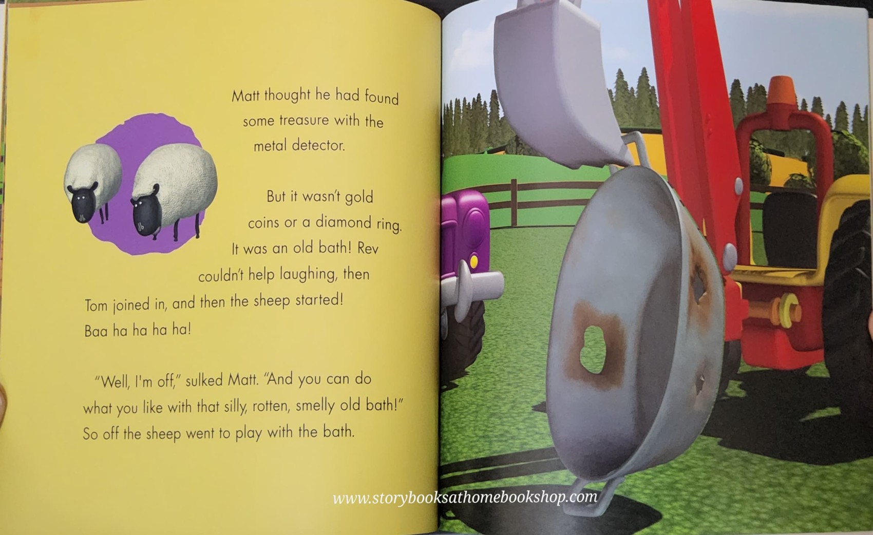 หนังสือนิทานปกอ่อน** 🍅🍓TRACTOR TOM:TREASURE TRAIL