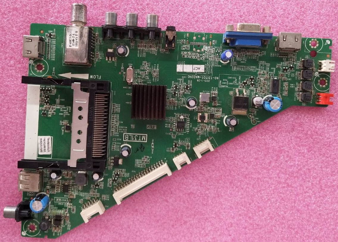 เมนบอร์ดทีวีทีซีแอล TCL ของแท้มือสองถอดจากเครื่อง รุ่นLED40D2720 :LED40D2730 :40-T31T0T-MAD2HG เบอร์จอLSC400HN02