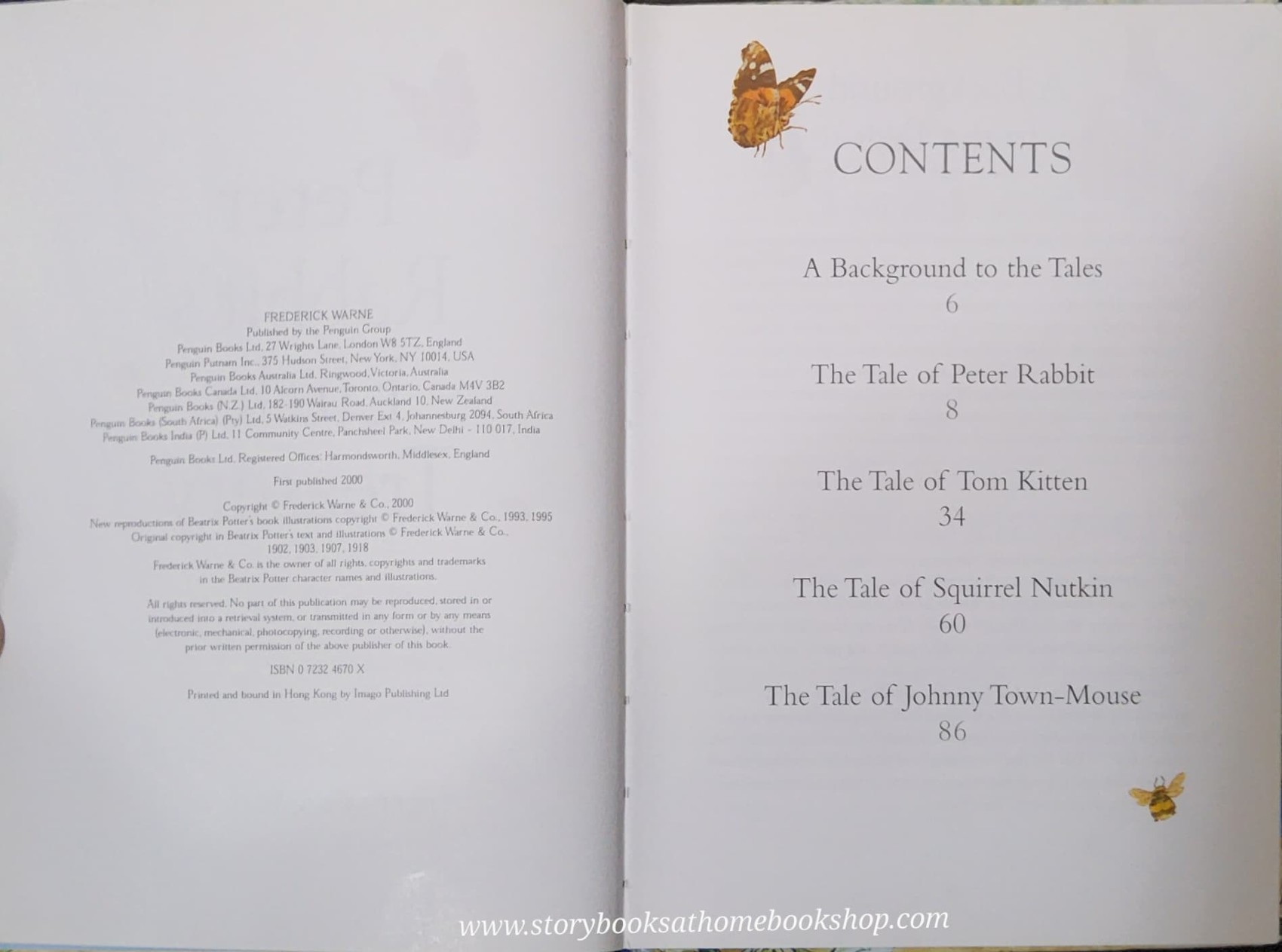 หนังสือนิทานปกแข็ง 🍅🍓PETER RABBIT'S LITTLE TREASURY BY BEATRIX POTTER