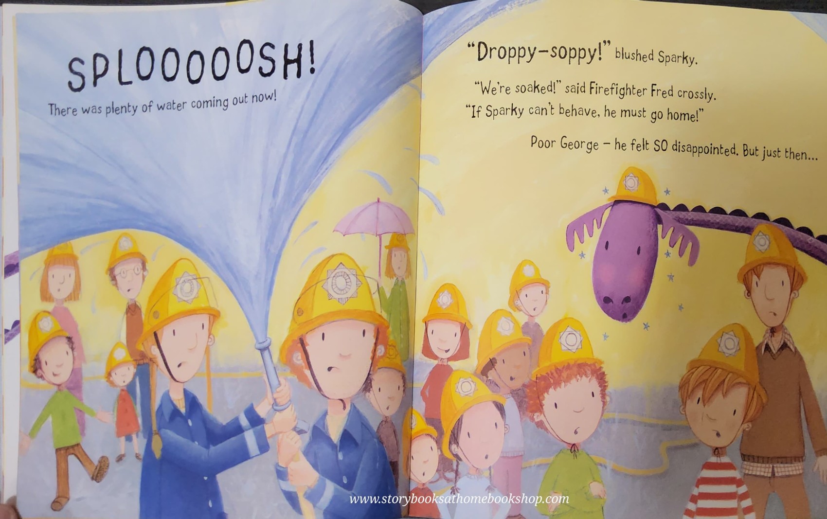 หนังสือนิทานปกอ่อน** 🍅🍅GEORGE'S DRAGON AT THE FIRE STATION