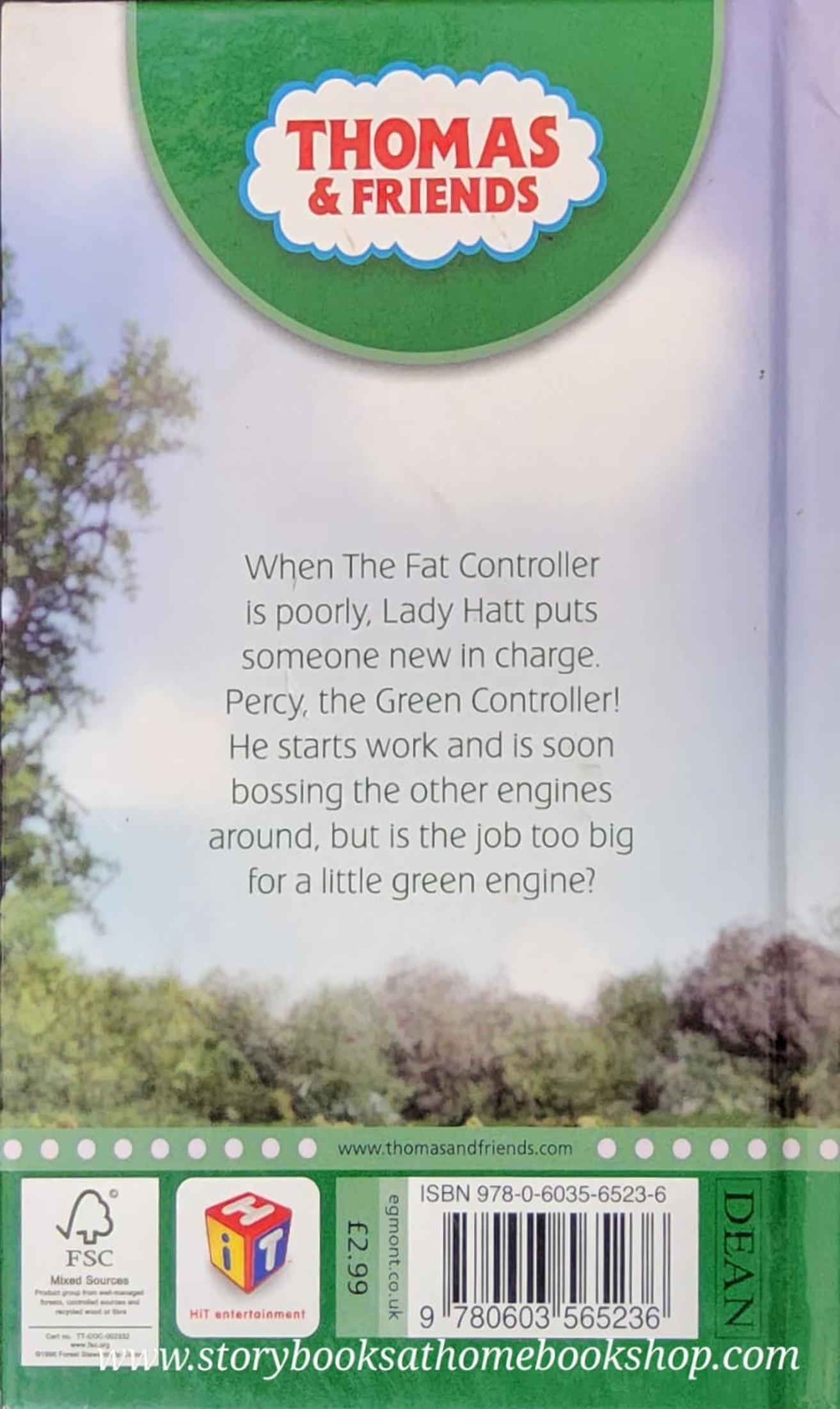 หนังสือนิทานปกแข็ง** 🍅THOMAS &FRIENDS:THOMAS AND THE GREEN CONTROLLER