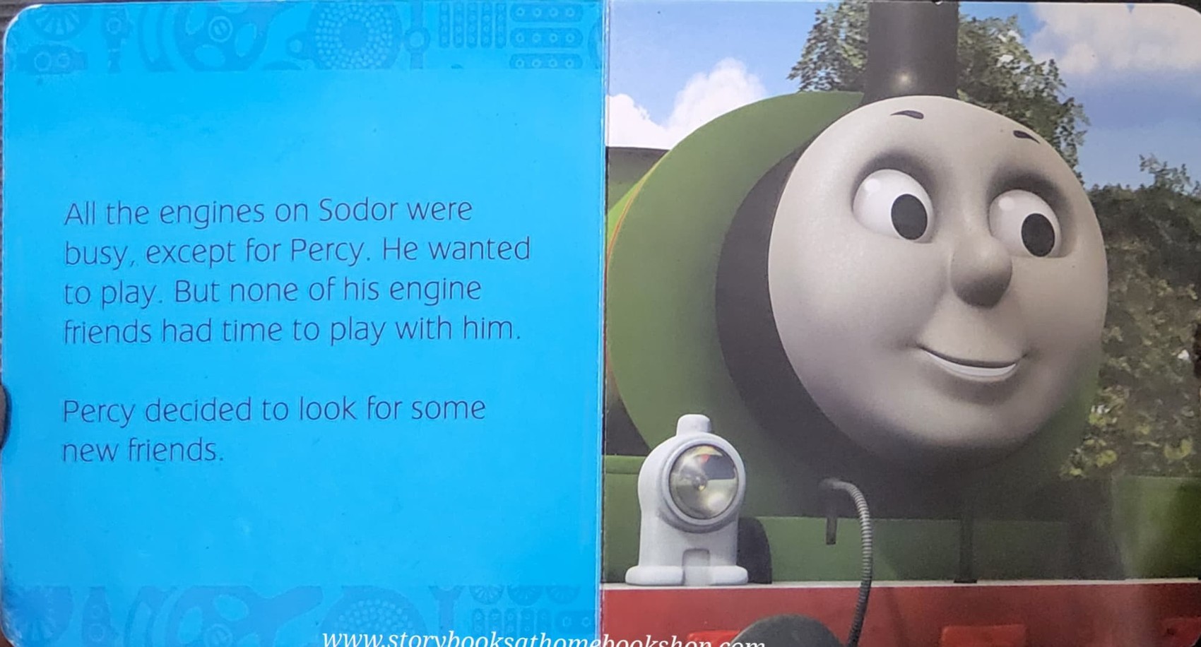 BOARD BOOK ** 🍅THOMAS & FRIENDS PERCY'S NEW FRIEND