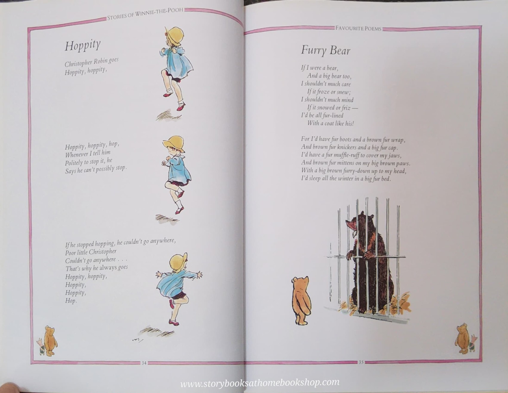 หนังสือนิทานปกแข็ง** 🍅STORIES OF WINNIE THE POOH WITH FAVOURITE POEMS BY A.A.MILNE