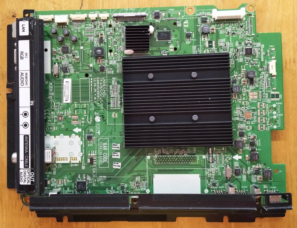 เมนบอร์ดทีวีLG(แอลจี) ของแท้ถอดจากเครื่อง รุ่น55LM8600-TA.ATMWLJT