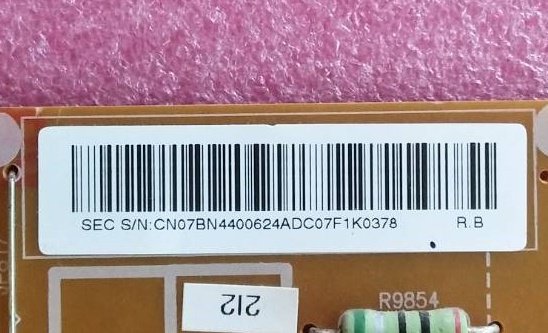 ซับพลายทีวี ซัมซุง SAMSUNG ของมือสองถอดจากเครื่องพร้อมใช้งาน พาร์ท BN44-00624A รุ่น UA50F6400AR UA50F6400DK UA50F6800AR UA50F6800DK