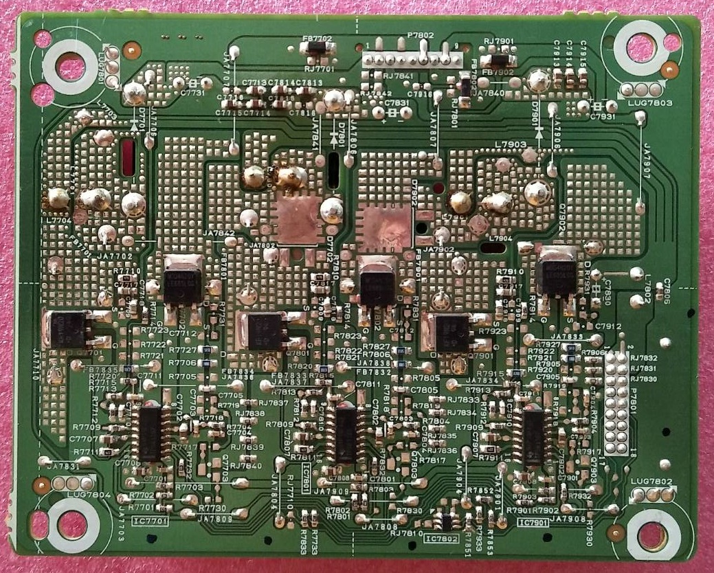 ไดร์ LED SHARP (ชาร์ป) อะไหล่แท้/มือสองพร้อมใช้งาน ใช้กับรุ่น 4T-C50AH1X พาร์ทบอร์ด QPWBFG884WJZZ