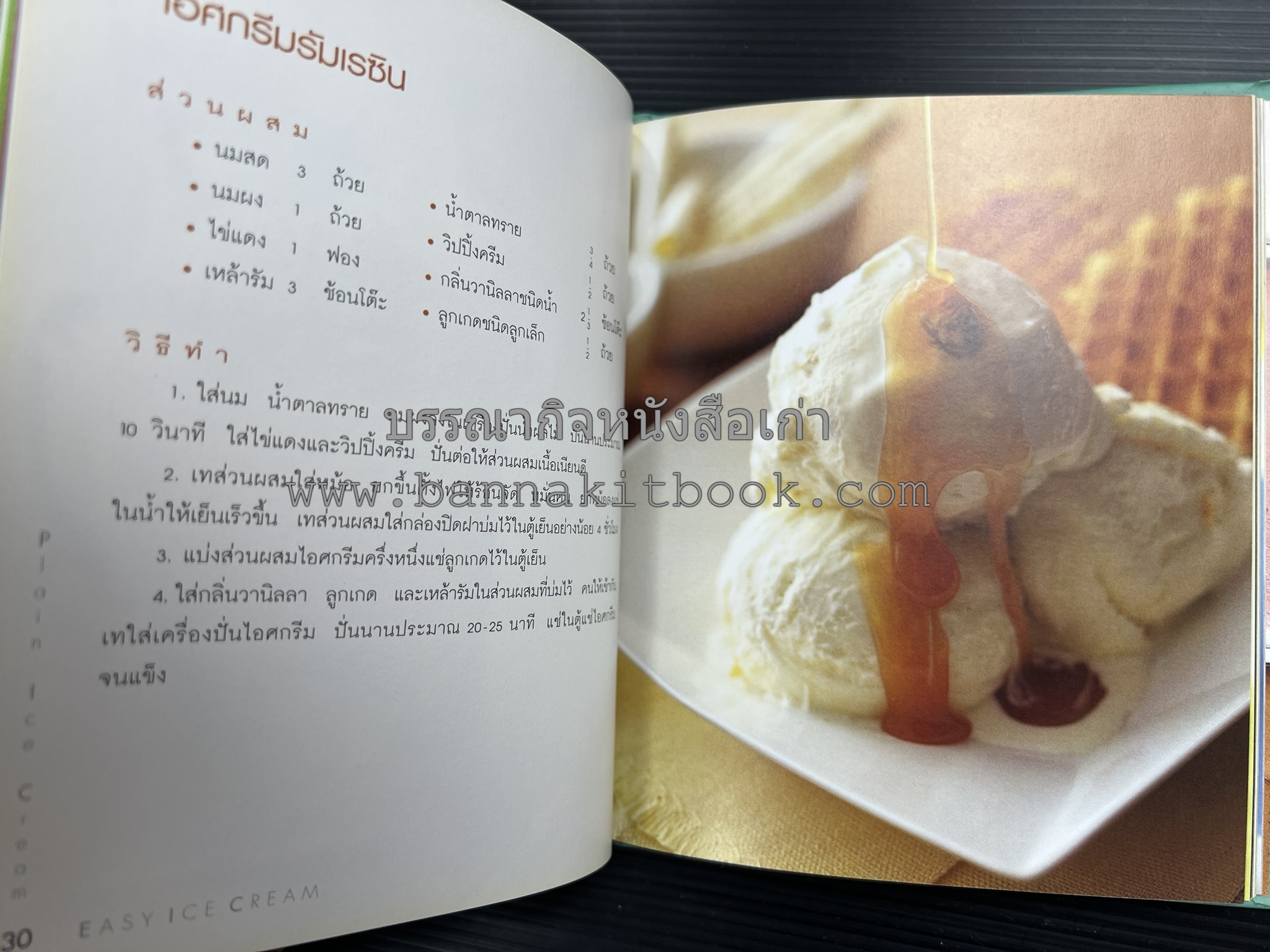 Easy ICE Cream / Low Fat Cake / Healty Drinks (3 เล่ม) ครัวบ้านและสวน.