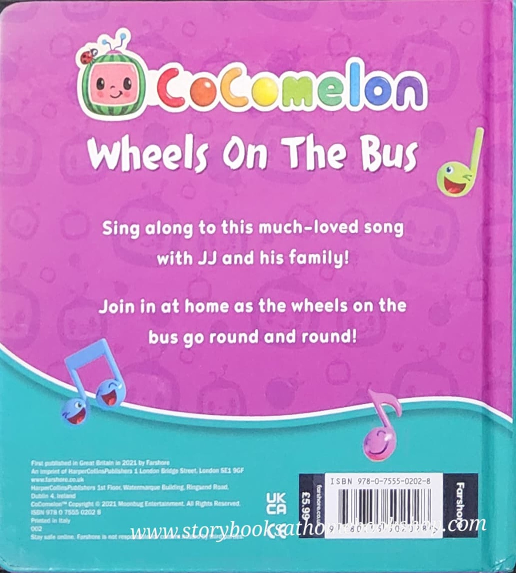 BOARD BOOK** ♥️COCOMELON WHEELS ON THE BUS