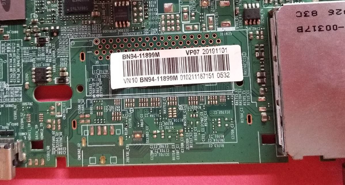 MAINBOARD SAMSUNG (เมนบอร์ด ซัมซุง)อะไหล่แท้/ของถอด รุ่น UA49J5200AK :UA49J5250AK พาร์ท BN94-12479K (พาร์ททั้งหมดมี 16 พาร์ทตามที่ระบุไว้ด้านล่าง)