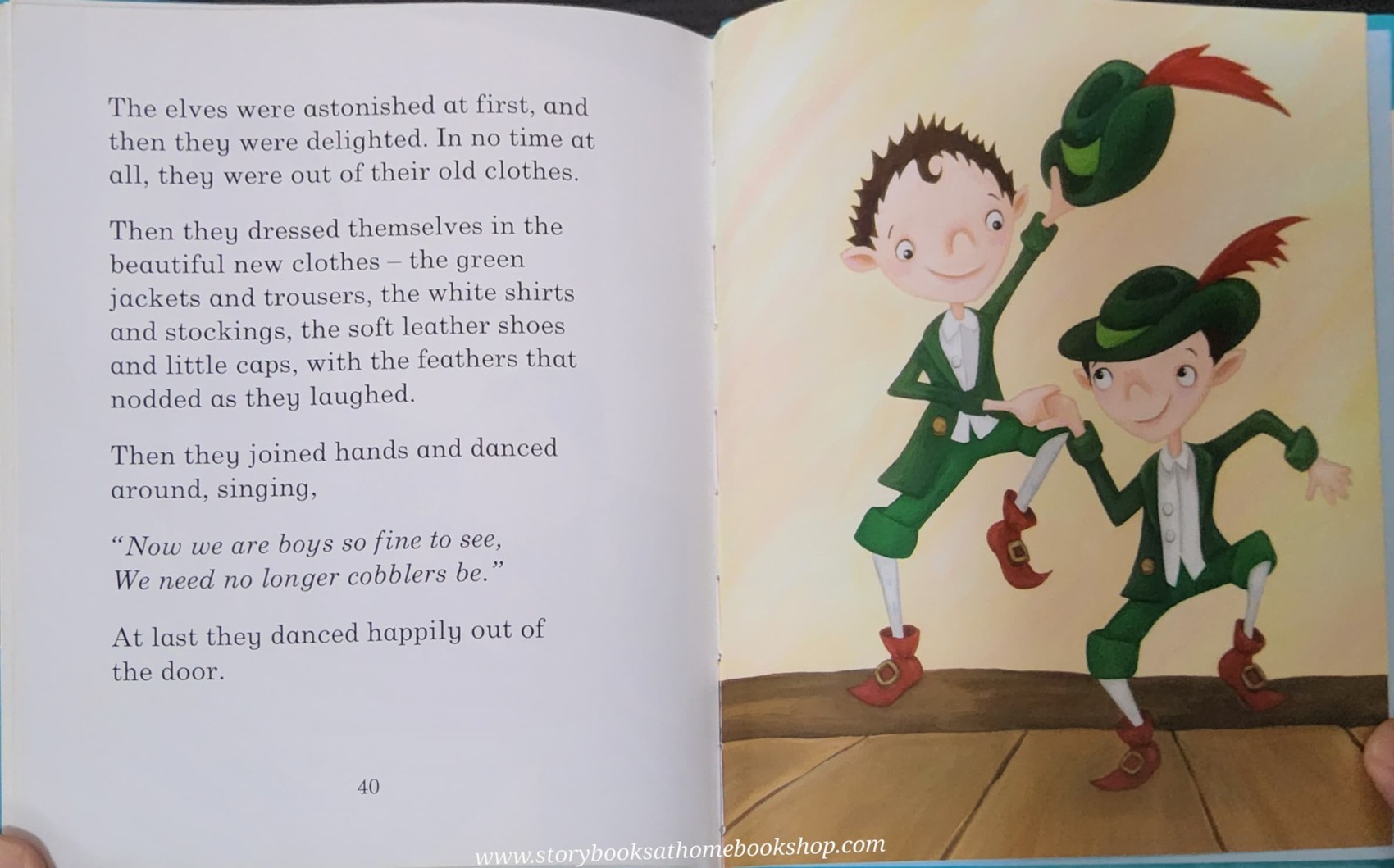 หนังสือนิทานปกแข็ง** 🍅🍓LADYBIRD TALES:THE ELVES AND THE SHOEMAKER