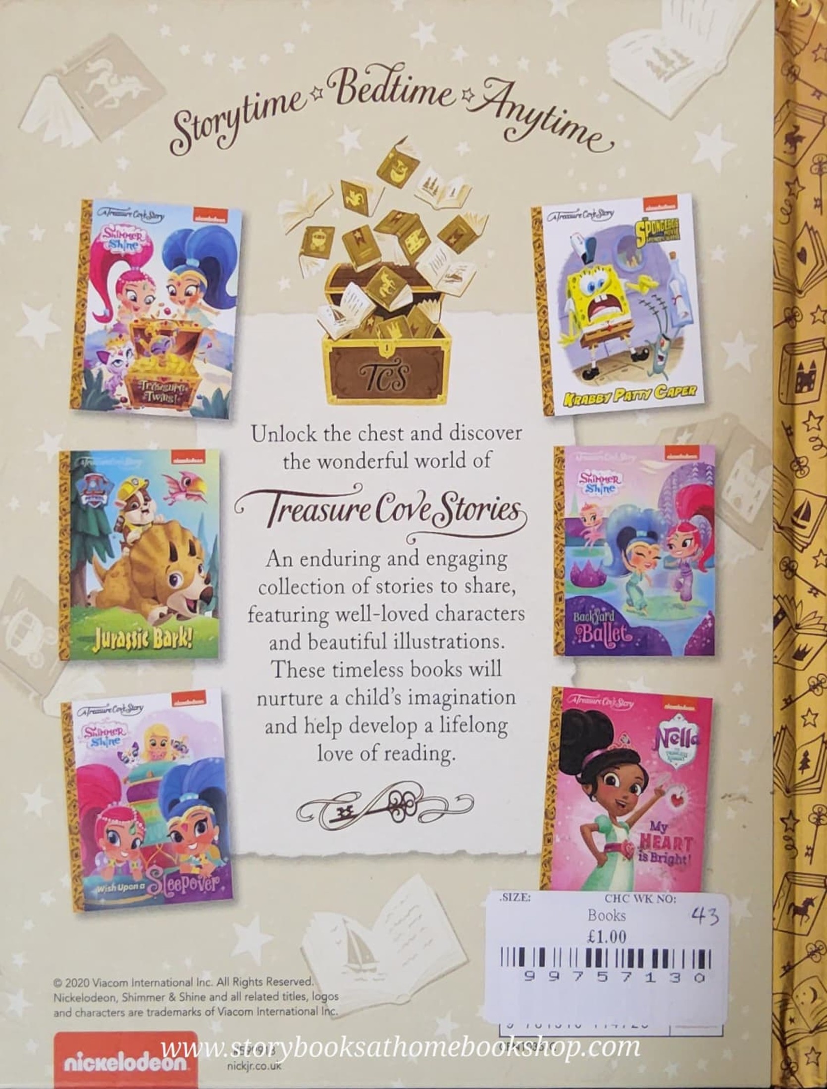 หนังสือนิทานปกแข็ง** 🍅🍓A TREASURE COVE STORY:SHIMMER SHINE PET TALENT SHOW