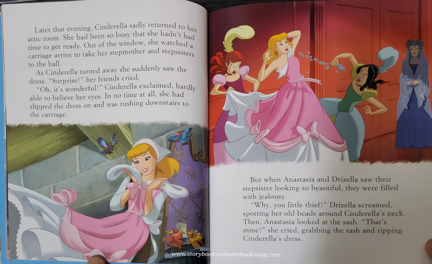 หนังสือนิทานปกแข็ง CINDERELLA
