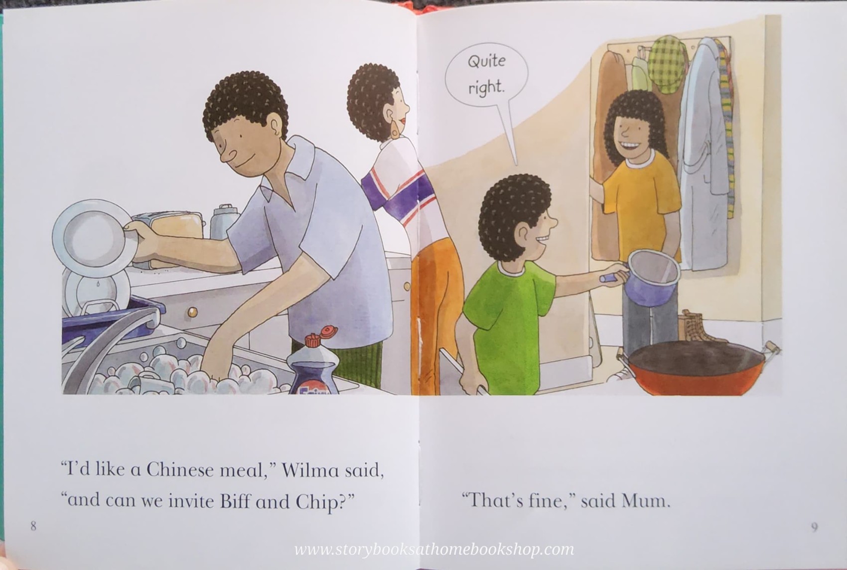 หนังสือนิทานปกแข็ง** 🍅🍅READ WITH BIFF,CHIP&KIPPER:EGG FRIED RICE PHONICS LEVEL5