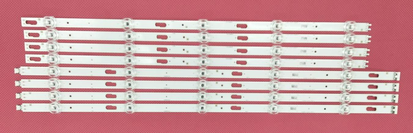 หลอดแบล็คไลท์ SAMSUNG(ซัมซุง) อะไหล่แท้/มือสองพร้อมใช้งาน รุ่นUA55TU8000KXXT :UA55TU8100KXXT :UA55TU7000KXXT :UA55TU6900KXXT:UA55AU7700KXX :THG55AJ690UKXXT*1ชุด4แถว8ชิ้น*