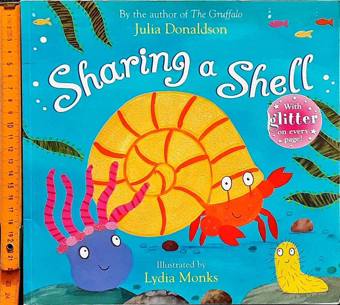 *หนังสือนิทานปกอ่อน ** 🍅🍓 THE SHARING A SHELL BY JULIA DONALDSON.LYDIA MONKS