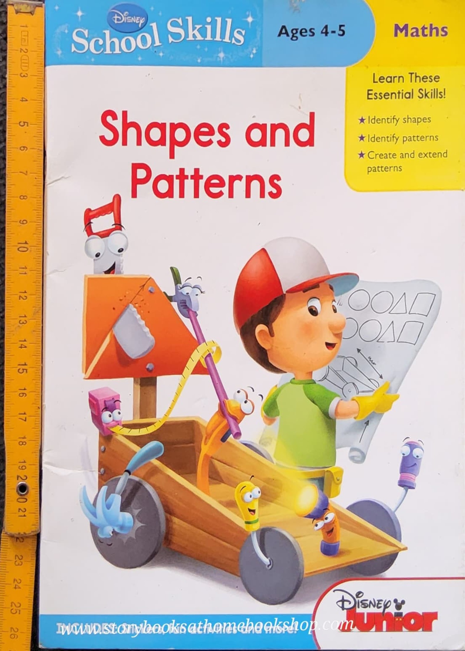 PRACTICE BOOK** 🍅🍓DISNEY SCHOOL SKILLS:SHAPES AND PATTERNS