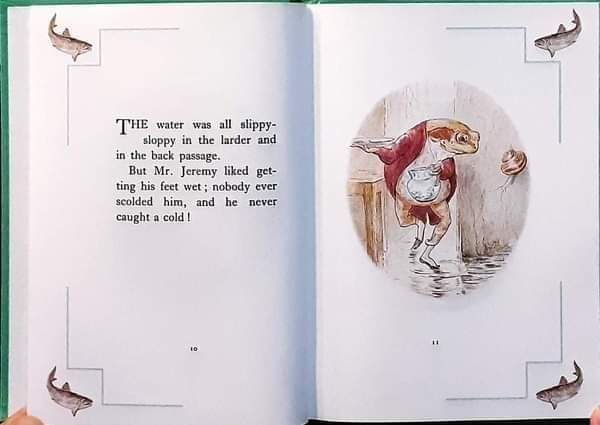 หนังสือนิทานปกแข็ง** 🍅🍓THE TALE OF MR.JEREMY FISHER BY BEATRIX POTTER
