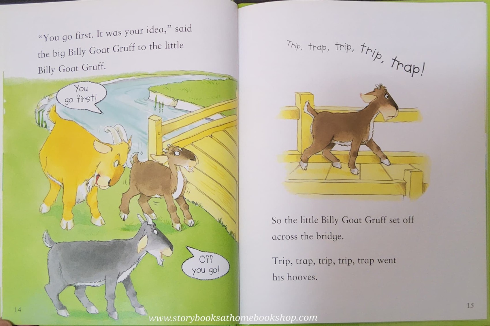 หนังสือนิทานปกแข็ง** 🍅🍅MY FIRST FAIRYTALES:THE THREE BILLY GOATS GRUFF WIH CD