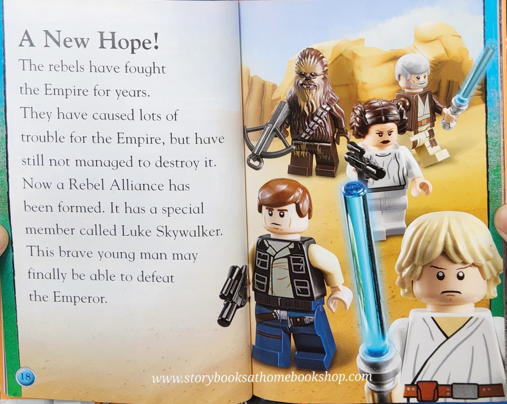 หนังสือนิทานปกแข็ง ** ♥️THE LEGO STARWARS FREE THE GALAXY