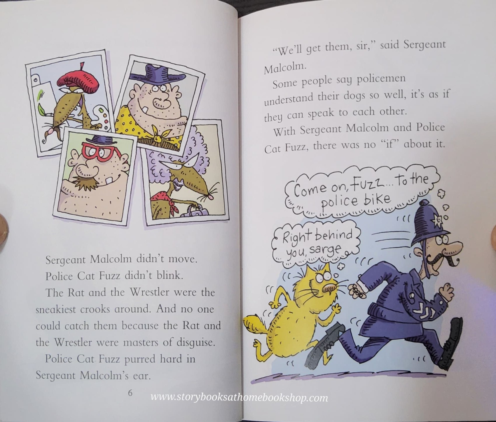 หนังสือนิทานปกอ่อน** ♥️FIRST YOUNG PUFFIN:POLICE CAT FUZZ