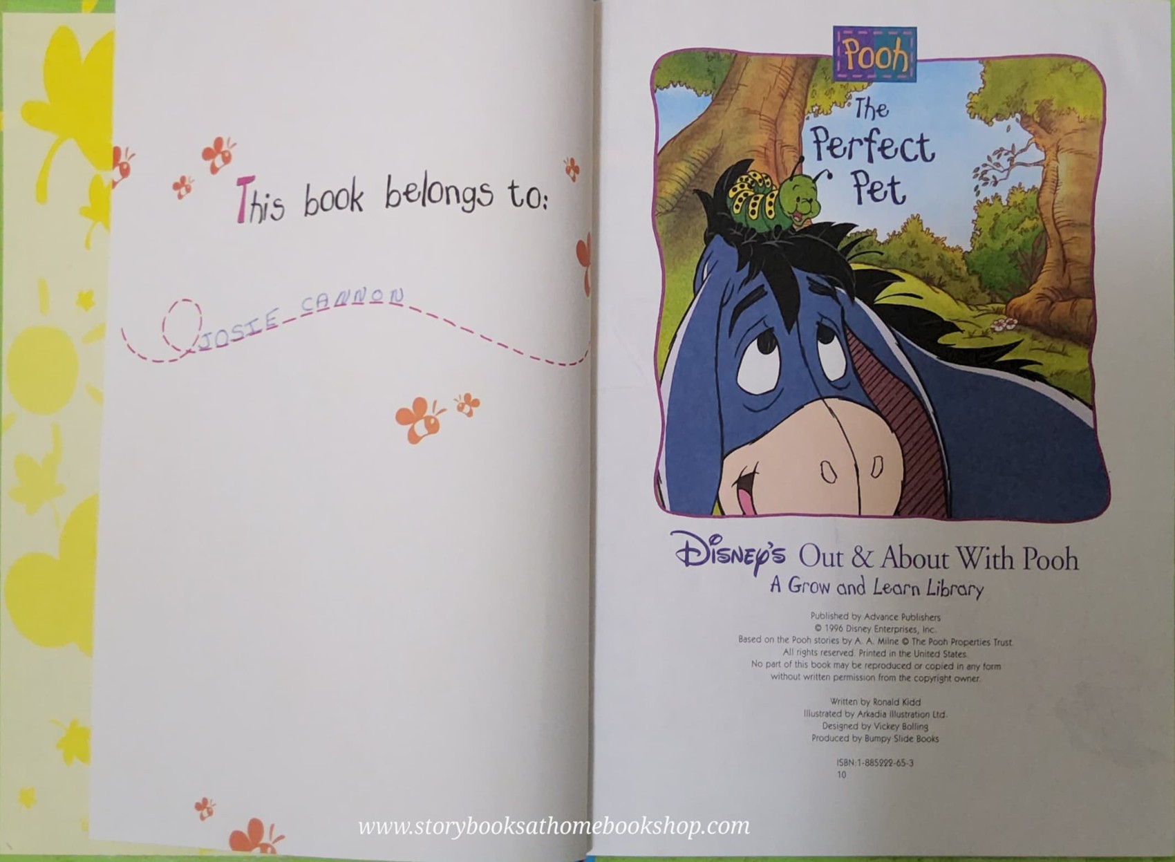 หนังสือนิทานปกแข็ง** 🍅🍓DISNEY OUT&ABOUT WITH POOH: PERFECT PET V.11