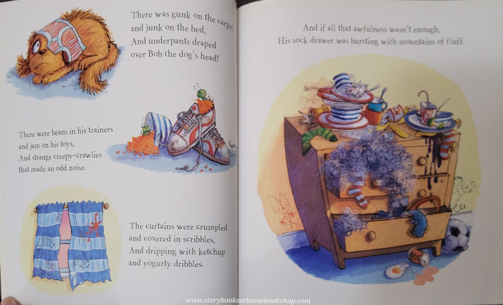 หนังสือนิทานปกอ่อน** ♥️JUMBLEBUM THE MONSTER WHO LOVES MESS!